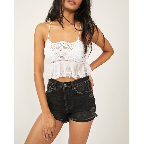 🎉 LAST CHANCE🎉 FREE PEOPLE Azami Backless Brami / White - Picture 4 of 9